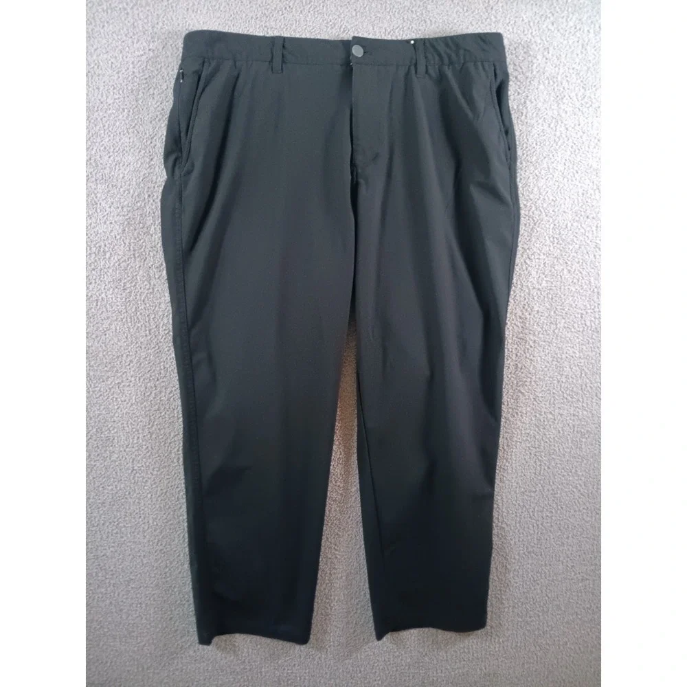 32 Degrees Mens Pants 40x30 Black Performance Travel Stretch Zip Pockets